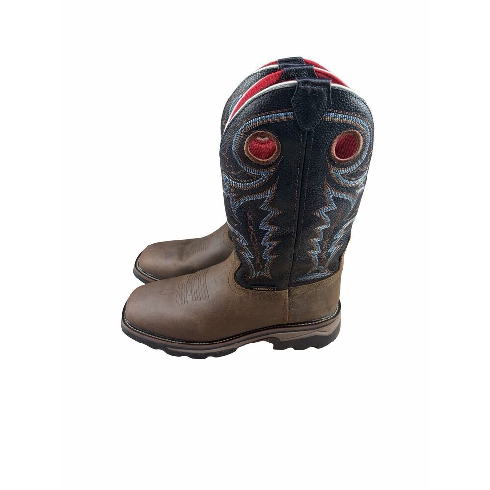 R. Watson RW1012W Men's Size 10 D Waterproof Leather Cowboy Work Boots NWOB